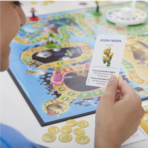 New Hasbro Super Mario Edition Board Game - Green and Red - Picture 9 of 9